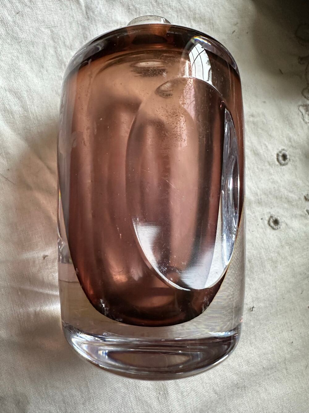 Vintage Kosta Boda Glass Perfume Bottle O 6022 NO STOPPER